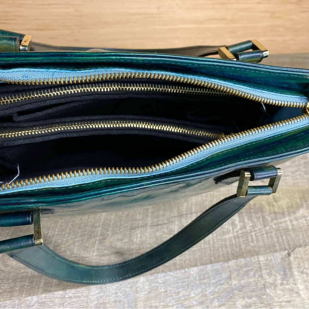 Louis Vuitton Redyed Vernis Houston Tote Vintage Designer Handbag Purse - Picture 10 of 17
